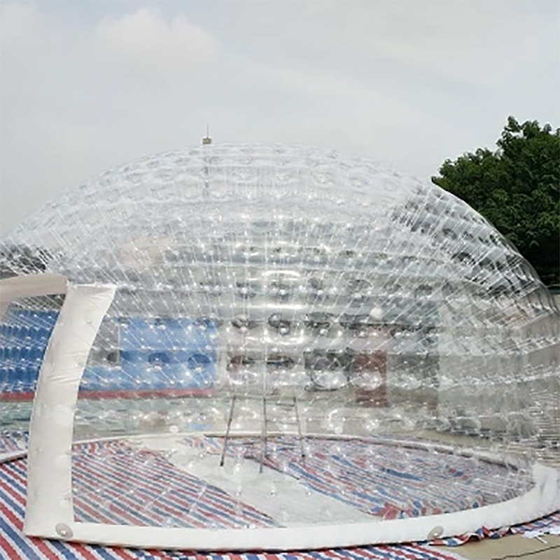 Pellicola trasparente in PVC per tenda a cupola trasparente gonfiabile