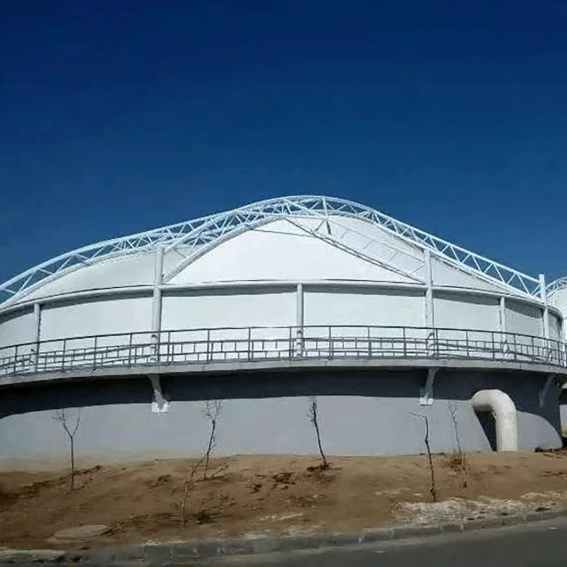 Struttura a membrana della piscina delle acque reflue