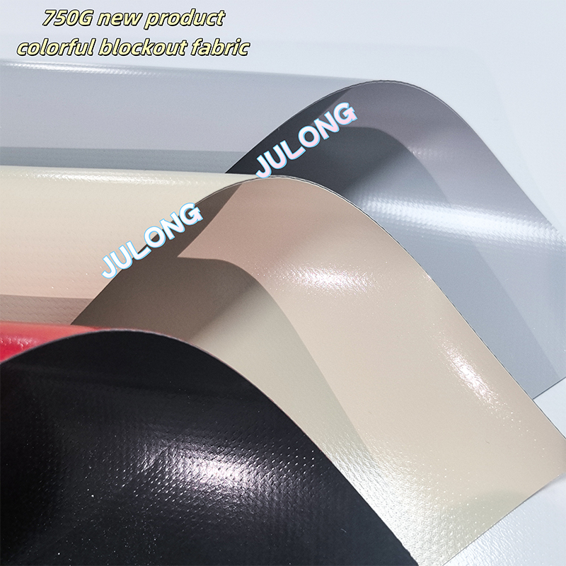 Tessuto di tendone di blocco con rivestimento in PVC da 750 g