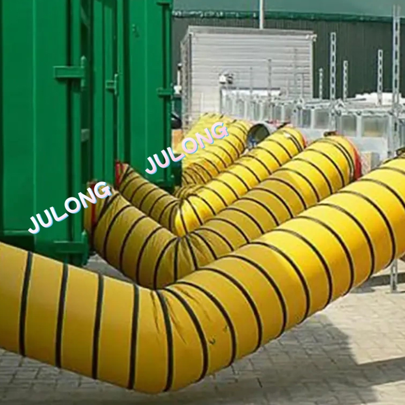 Tessuto di poliestere rivestito con condotto in PVC dell'aria per l'edilizia industriale