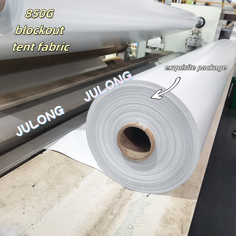 Tessuto di teste di tendone rivestito in PVC da 850 g PVC