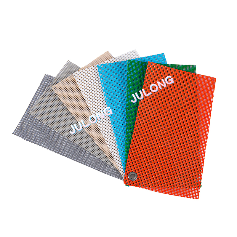 Tessuto in mesh poliestere rivestito in PVC da 400 g per ombrellone esterno